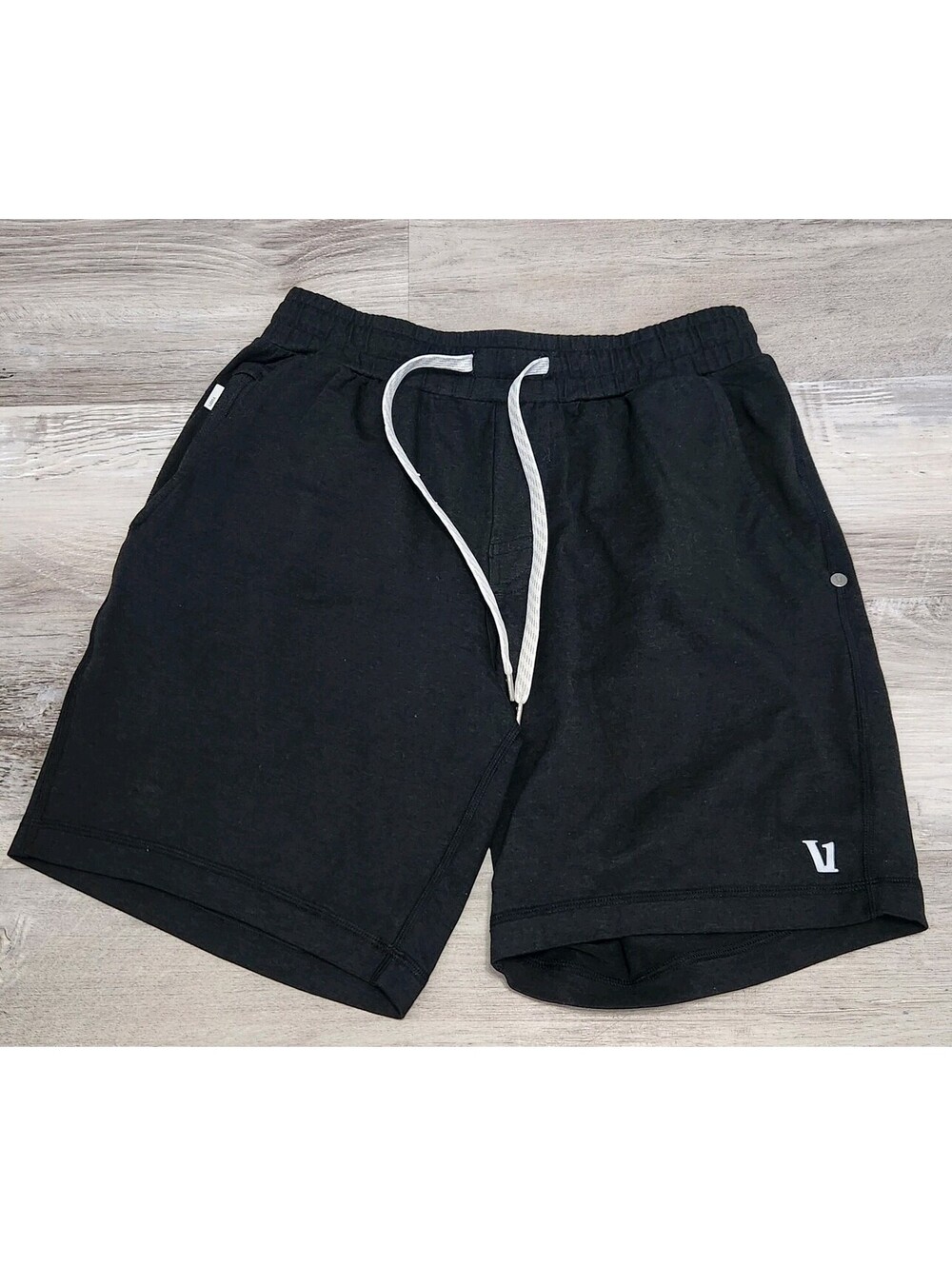 Mens Vuori Shorts Extra Small Black Ponto Jersey Pockets